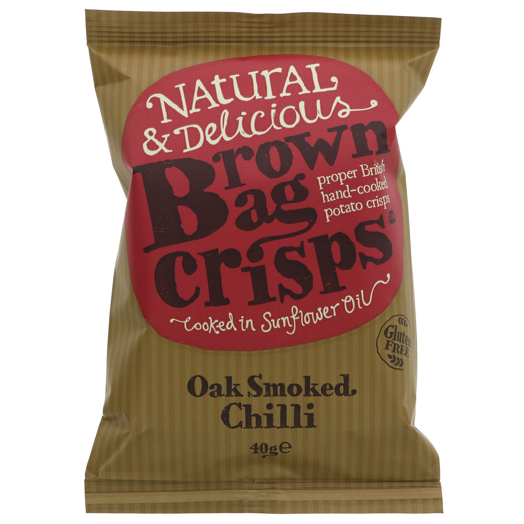 Brown Bag Crisps | Oak Smoked Chilli | 40G