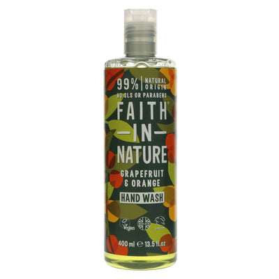 Faith In Nature | Grapefruit & Orange Hand Wash | 400ml