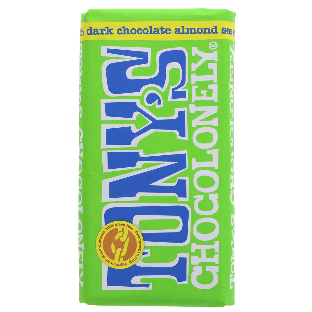 Tony's Chocolonely | Dark Choc 51% Almonds&sea Salt | 180g