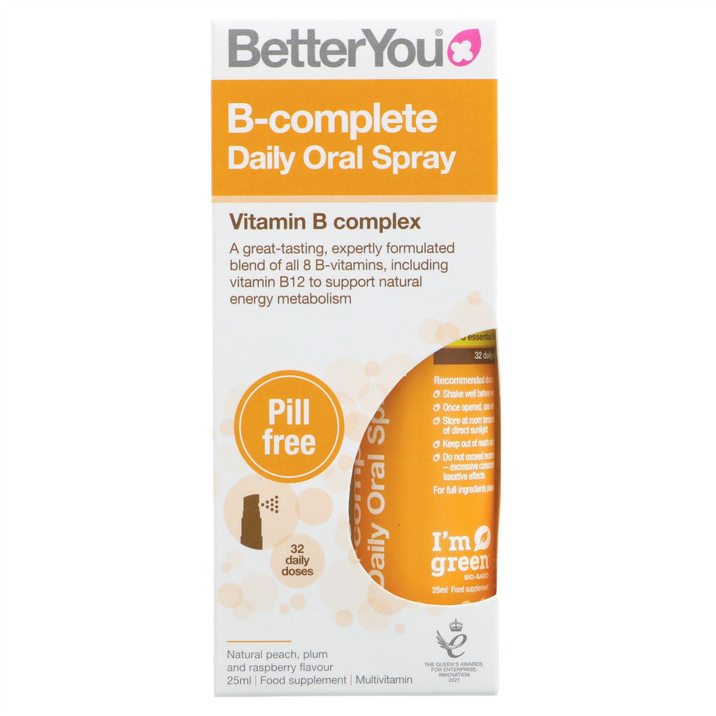 Better You | B-Complete Oral Spray - contains all 8 B vitamins | 25ml