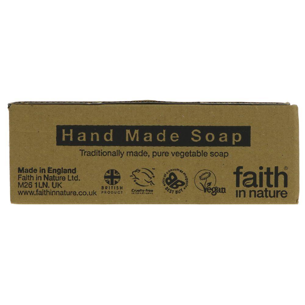 Organic Coconut Soap - 100g | Faith In Nature 100% Natural Fragrance | Vegan & Chemical-Free