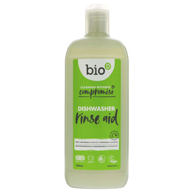 Bio D | Dishwasher Rinse Aid - Suitable for all dishwashers | 750ml