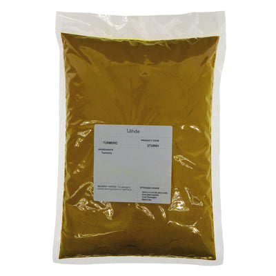 Lahde Turmeric: 700G Vegan Spice for Savory Dishes. Add Flavor and Color to Curries, Soups, or Smoothies. No VAT.