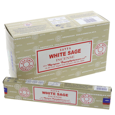 Siesta Crafts | Satya Sai White Sage Incense | 15G