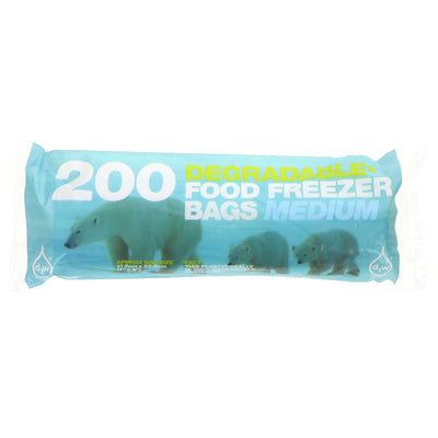 D2w | Freezer Bags Medium 5L - 100% Degradable, 177x225mm | 200 bag