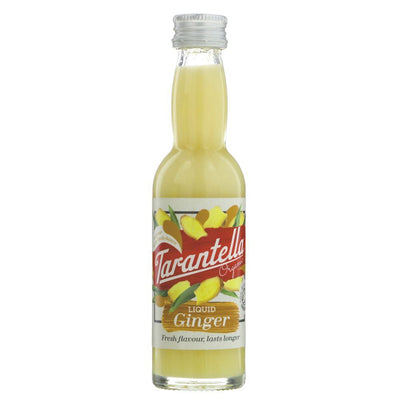 Discover the irresistible taste of Tarantella's Liquid Ginger. Made with love, this gluten-free, organic & vegan delight adds a zing to your dishes. Perfect for adding a kick to stir-fries, marinades, or even cocktails. Elevate your culinary creations with this versatile gem.