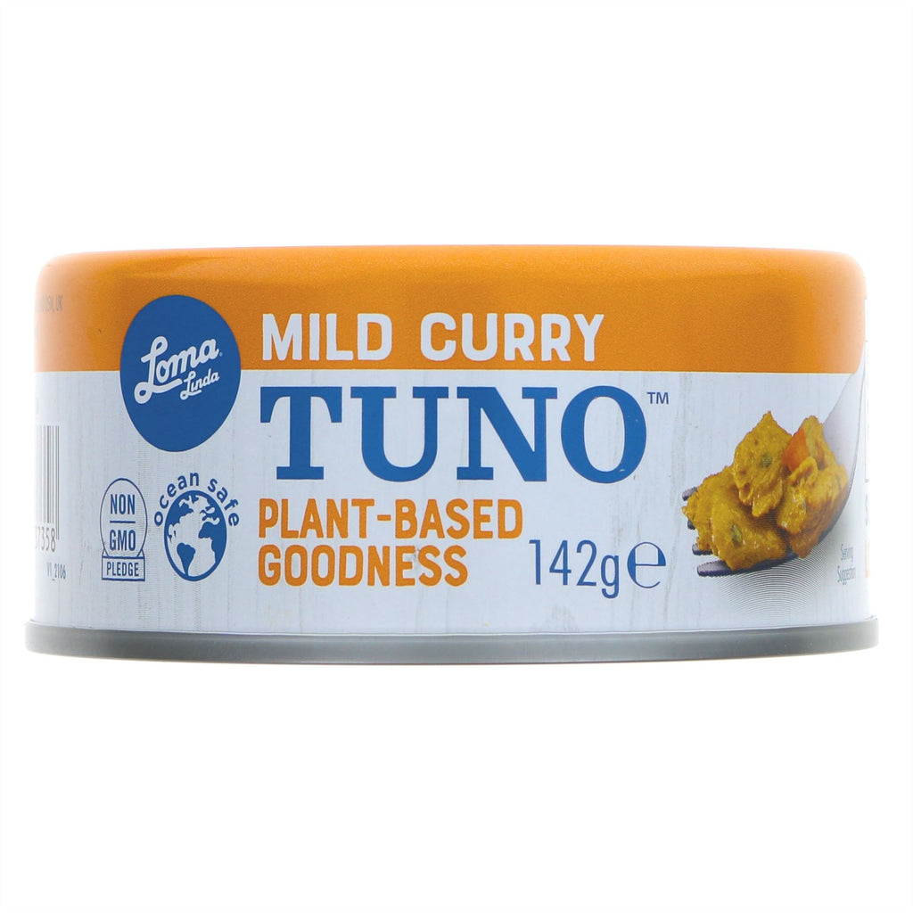 Mild Curry Plant-Based Tuno - Delicious Gluten-Free & Vegan Meat/Fish Alternative!