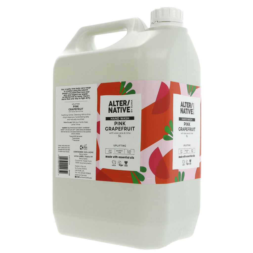 Alter/Native | Hand Wash - Pink Grapefruit - Uplifting with lime | 5l