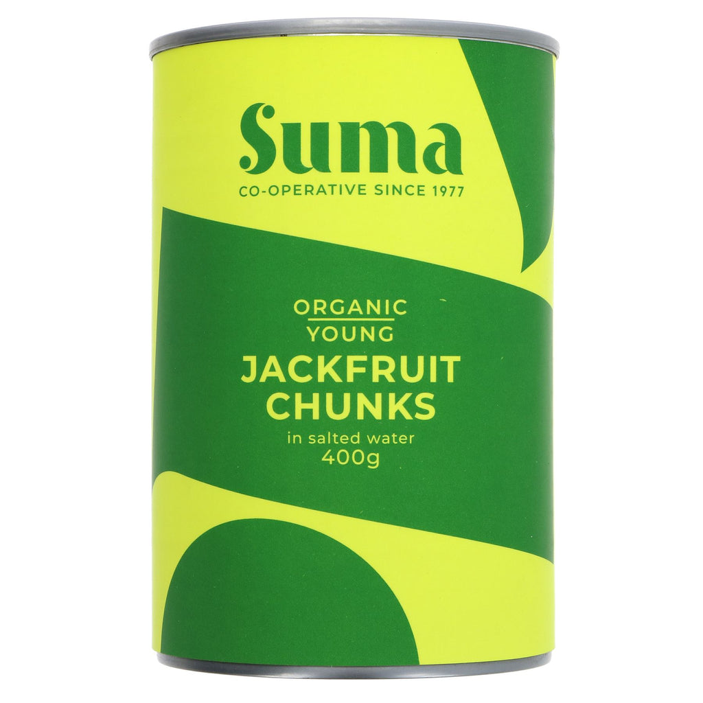 Organic Young Jackfruit Chunks in Brine - Perfect for Vegan Meals. Ethically sourced, Gluten-free, and Free from artificial ingredients.