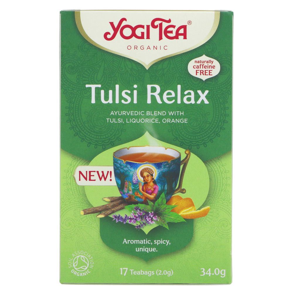Yogi Tea | Tulsi Relax - Tulsi, Basil, Liquorice | 17 bags