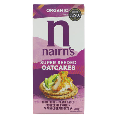 Nairn's | Oatcakes -Organic Super Seeded | 200g