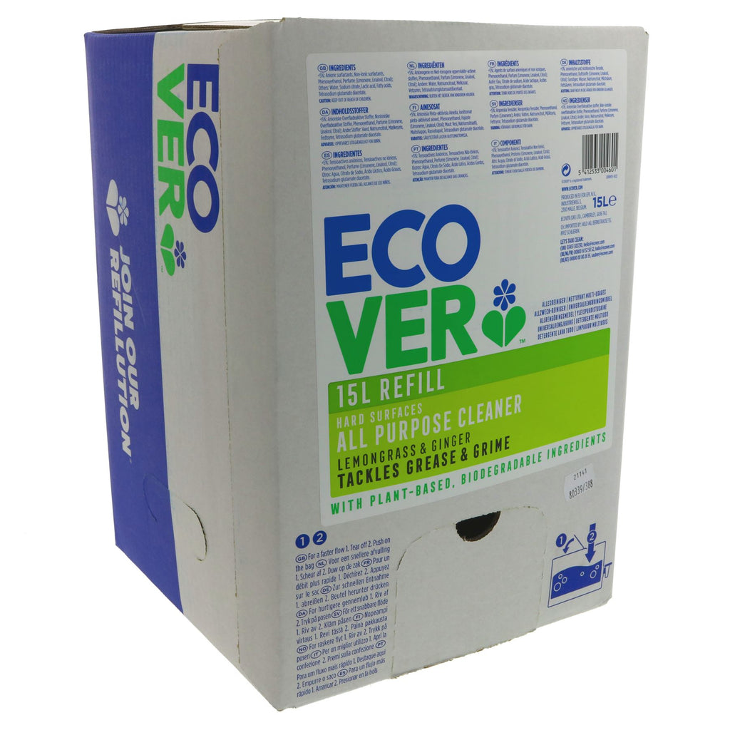 Ecover | All Purpose Cleaner Bag In Box | 15L