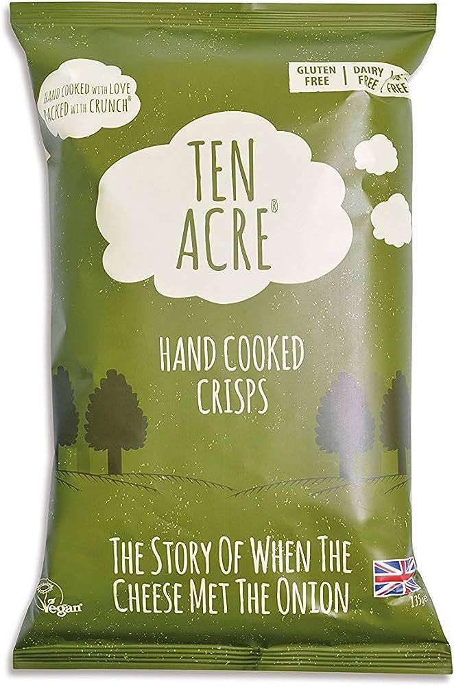 Ten Acre Crisps | Cheese & Onion Crisps | 135g