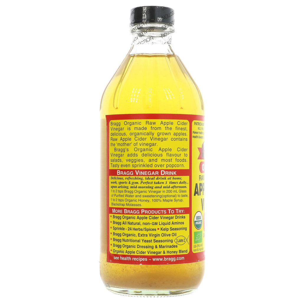 Gluten-Free, Organic Apple Cider Vinegar with Mother - Adds Zesty Flavor to Meals