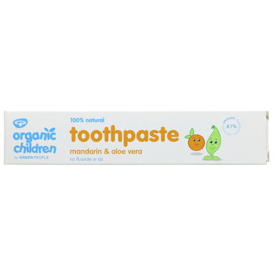 Green People | Childrens Toothpaste Mandarin - Aloe V,Mandarin,Orange,Myrrh | 50ml