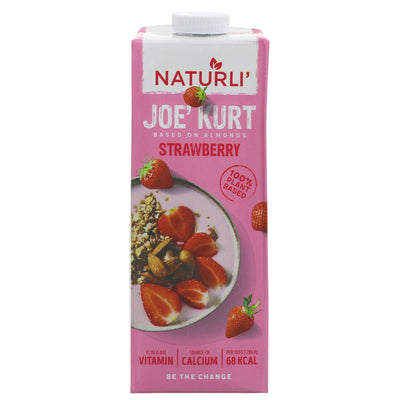 Naturli' | Joe'Kurt - Strawberry - Pouring Yoghurt | 1l