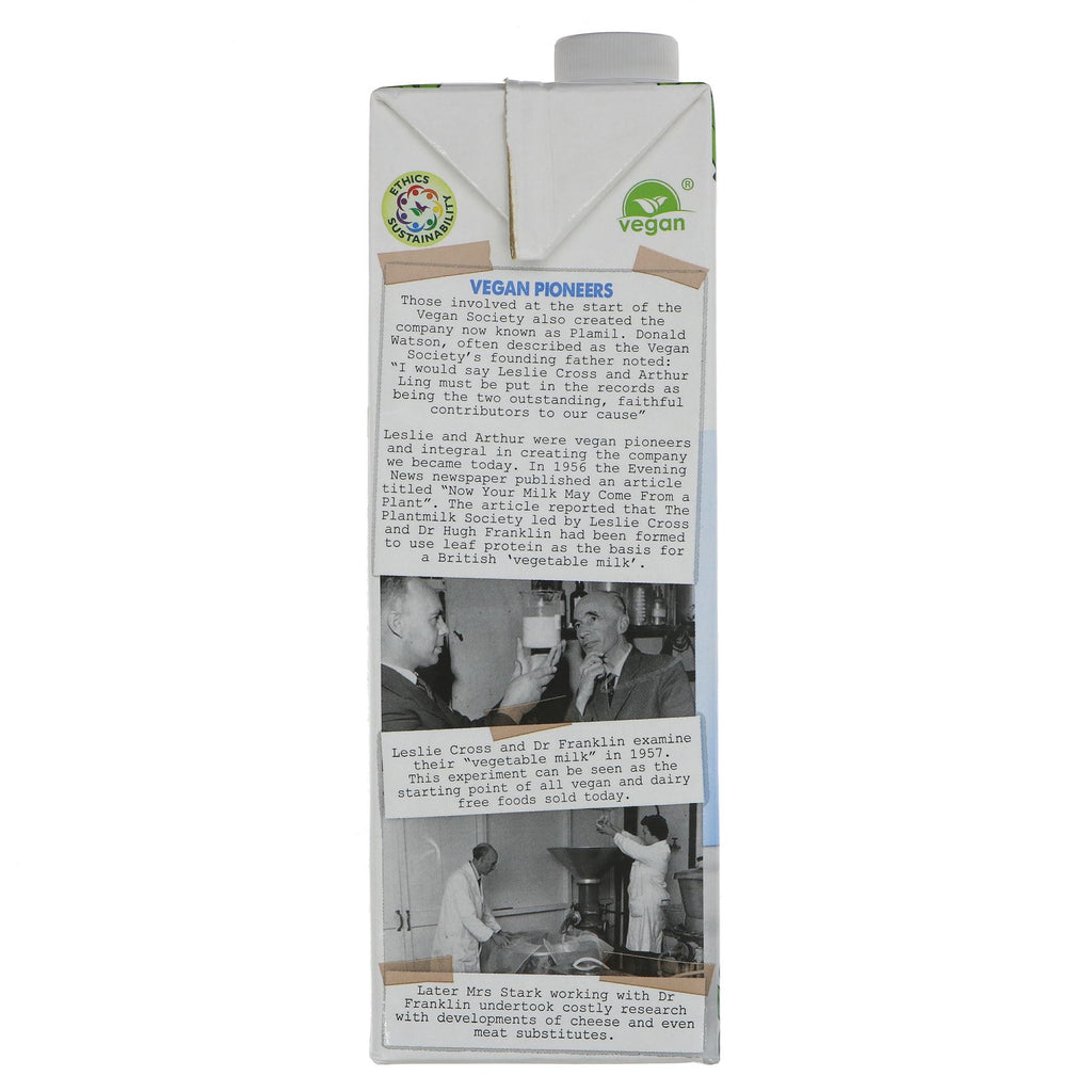 Organic Soya Milk Heritage - Unsweetened: gluten-free, vegan, perfect for cereals & recipes.