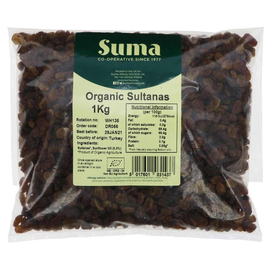 Suma | Sultanas - Organic | 1 KG