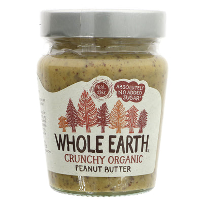 Whole Earth | Peanut Butter -crunchy Organic | 227G