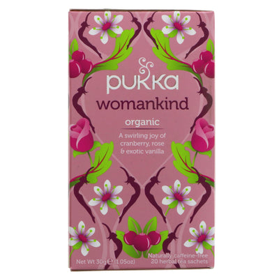 Pukka | Womankind - Chamomile, Cranberry, Rose | 20 bags