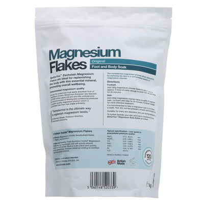 Vegan Magnesium Flakes for Relaxation and Wellbeing - 1kg