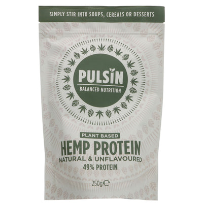 Pulsin | Hemp Protein Powder - 47% protein | 250g