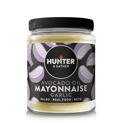 Hunter And Gather | Avocado Oil Mayonnaise Garlic | 175g