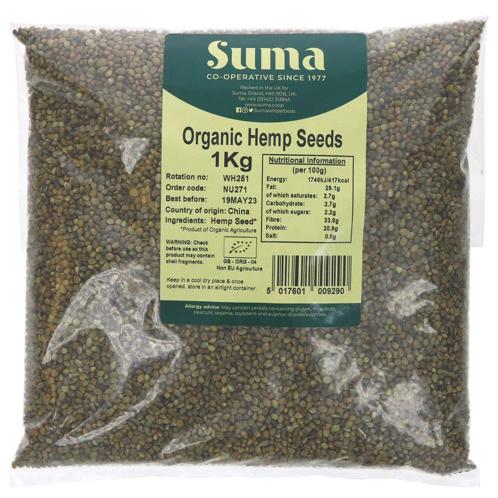 Suma | Hemp Seeds - organic | 1kg