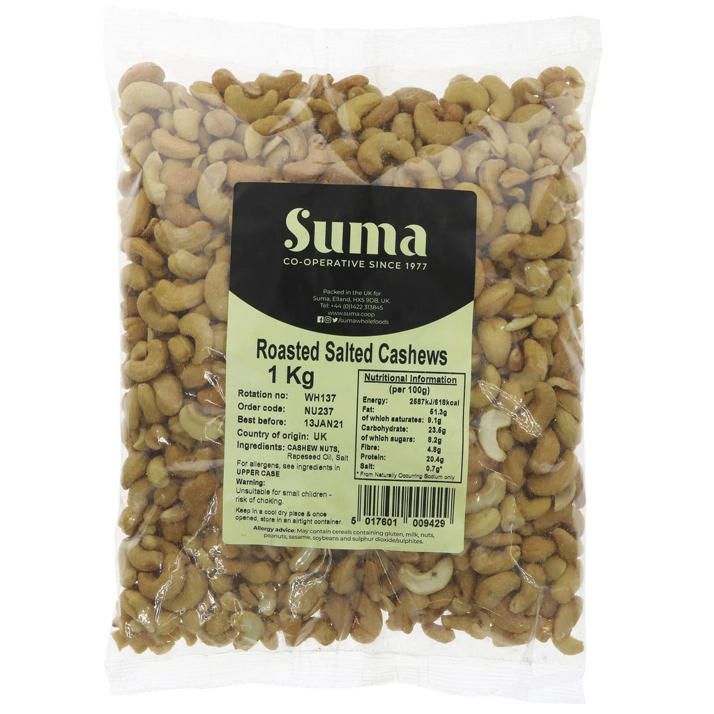 Suma | Cashew - Roasted & Salted | 1 KG