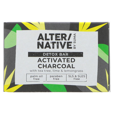 Alter/Native | Skincare - Detox Bar-Charcoal - With tea tree, lime & lemongrass | 95g