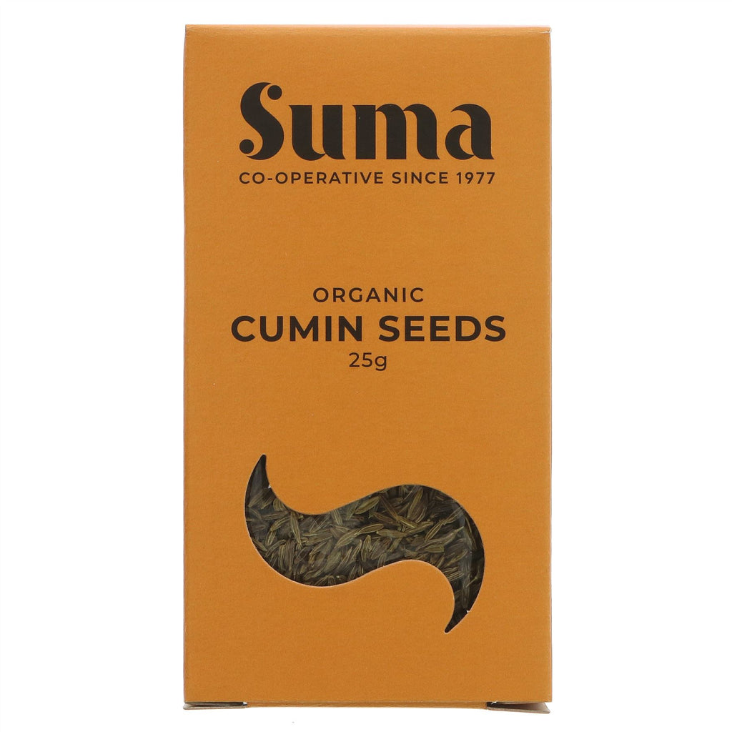 Organic Cumin Seeds - 25g: Add a warm, earthy flavor to your dishes. Vegan & sustainably sourced. Ideal for curries, chili or roasted veggies.