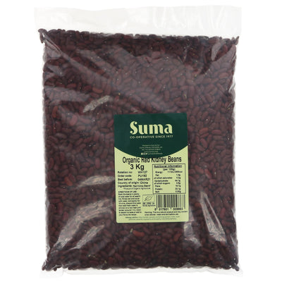 Suma | Red Kidney Beans - Organic | 3 KG
