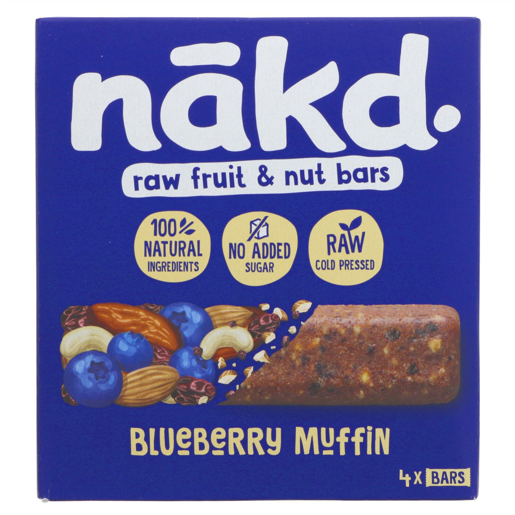 Nakd | Blueberry Muffin Multipack | 4 x 35g