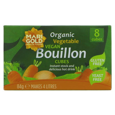 Marigold | Yeast Free Bouillon Stock Cube - Gluten Free | 84g