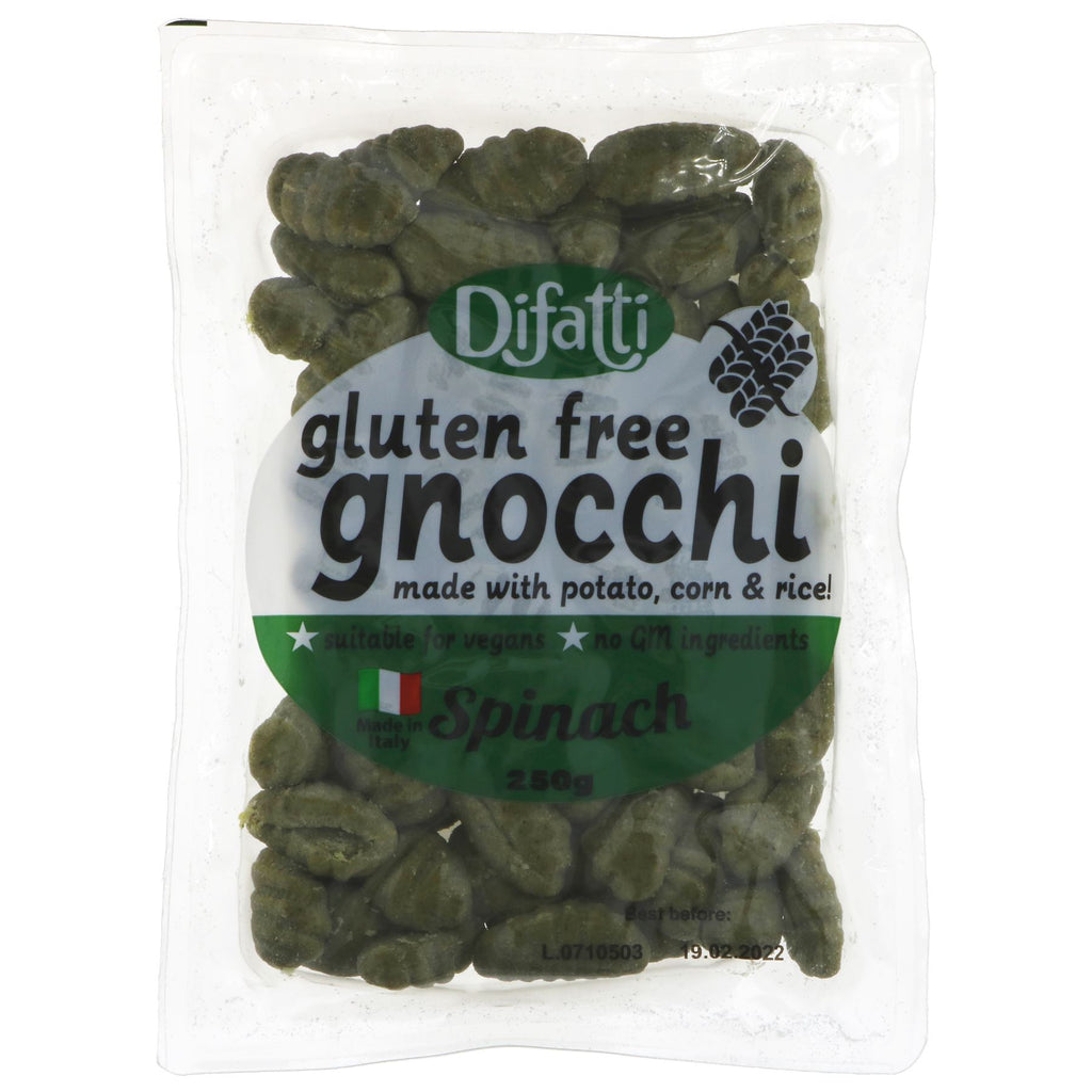 Difatti | Spinach Gnocchi - Gluten Free | 250G