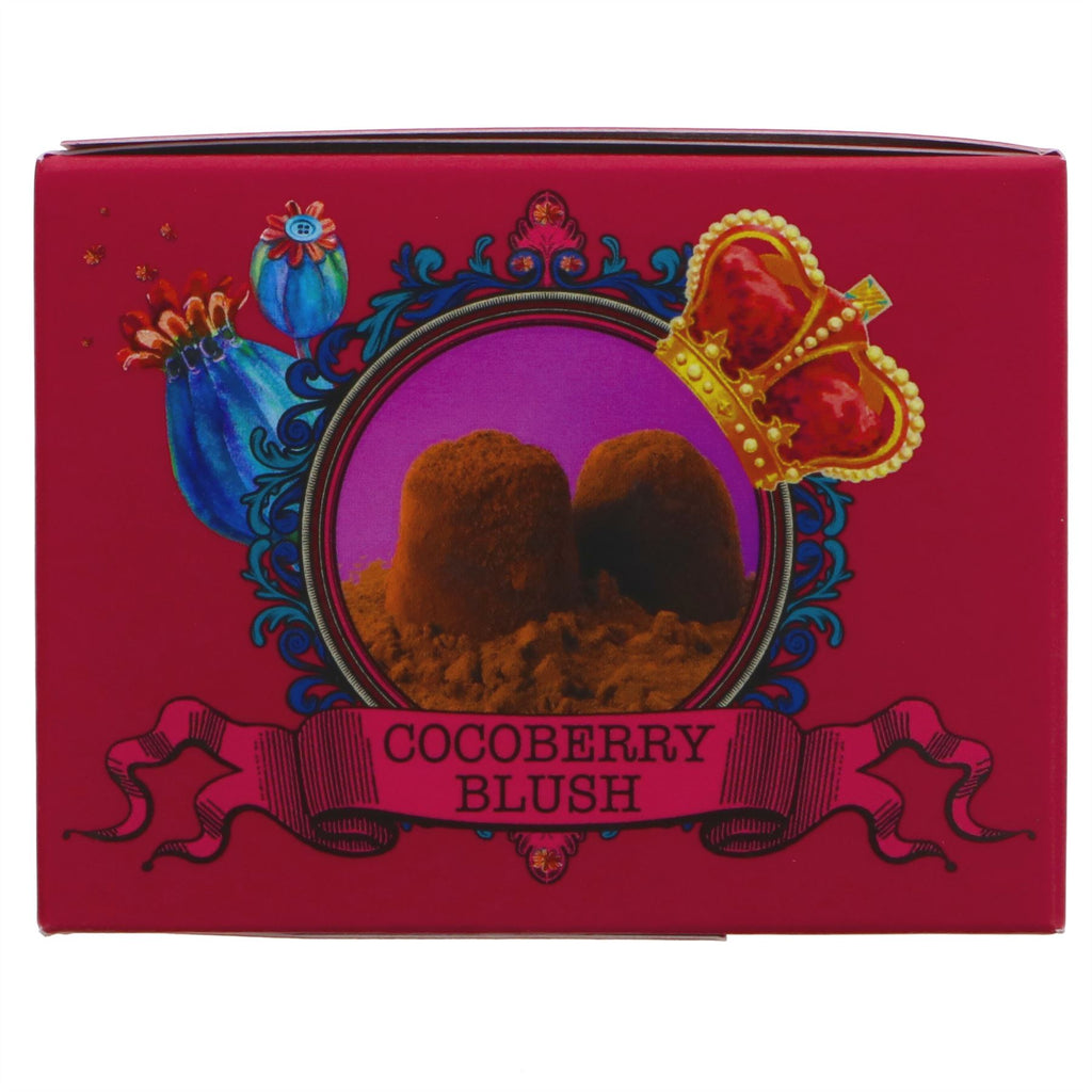 Cocoberry Blush Truffles - Rich & Creamy Vegan Treats with Natural Raspberry Flavor, No Added Sugar.