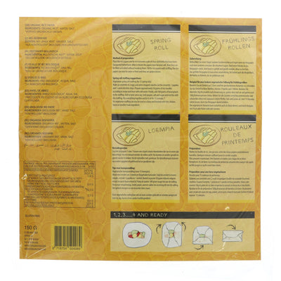 Organic Vegan Rice Paper for Vietnamese Spring Rolls - Yakso 150g