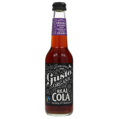 Gusto | Organic Real Cola - Blue agave, african cola nut | 275ml