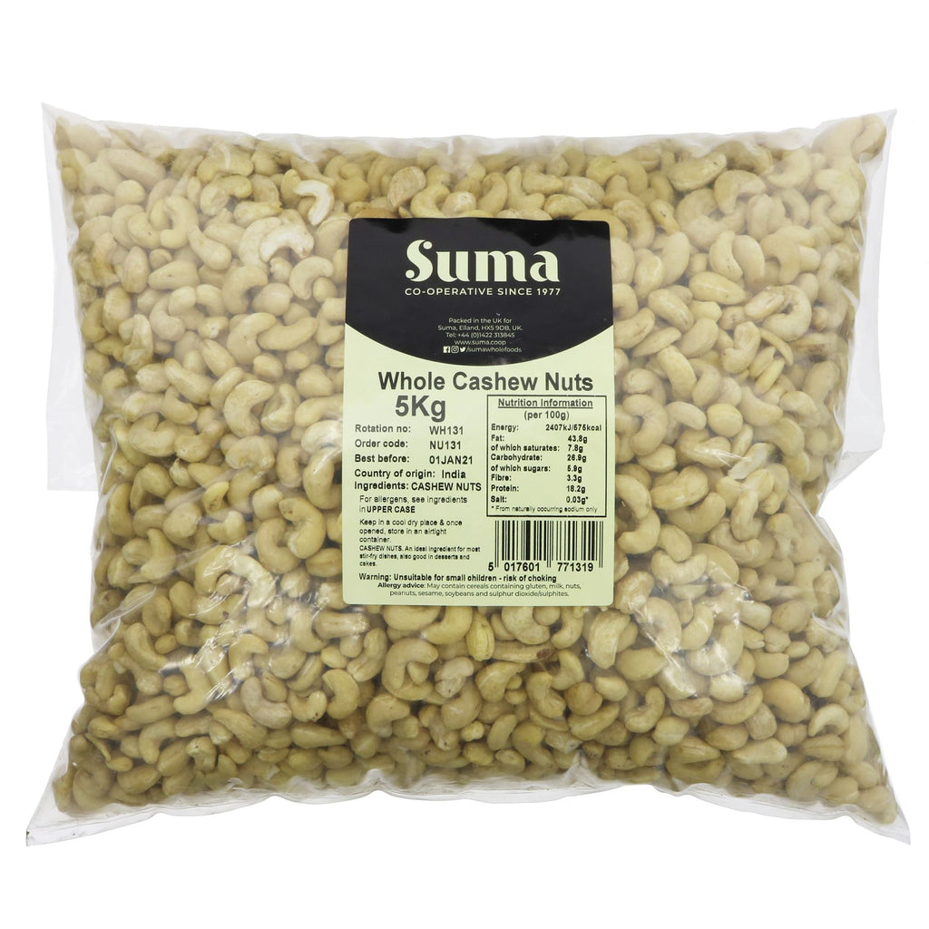 Suma | Cashew - Whole | 5 KG