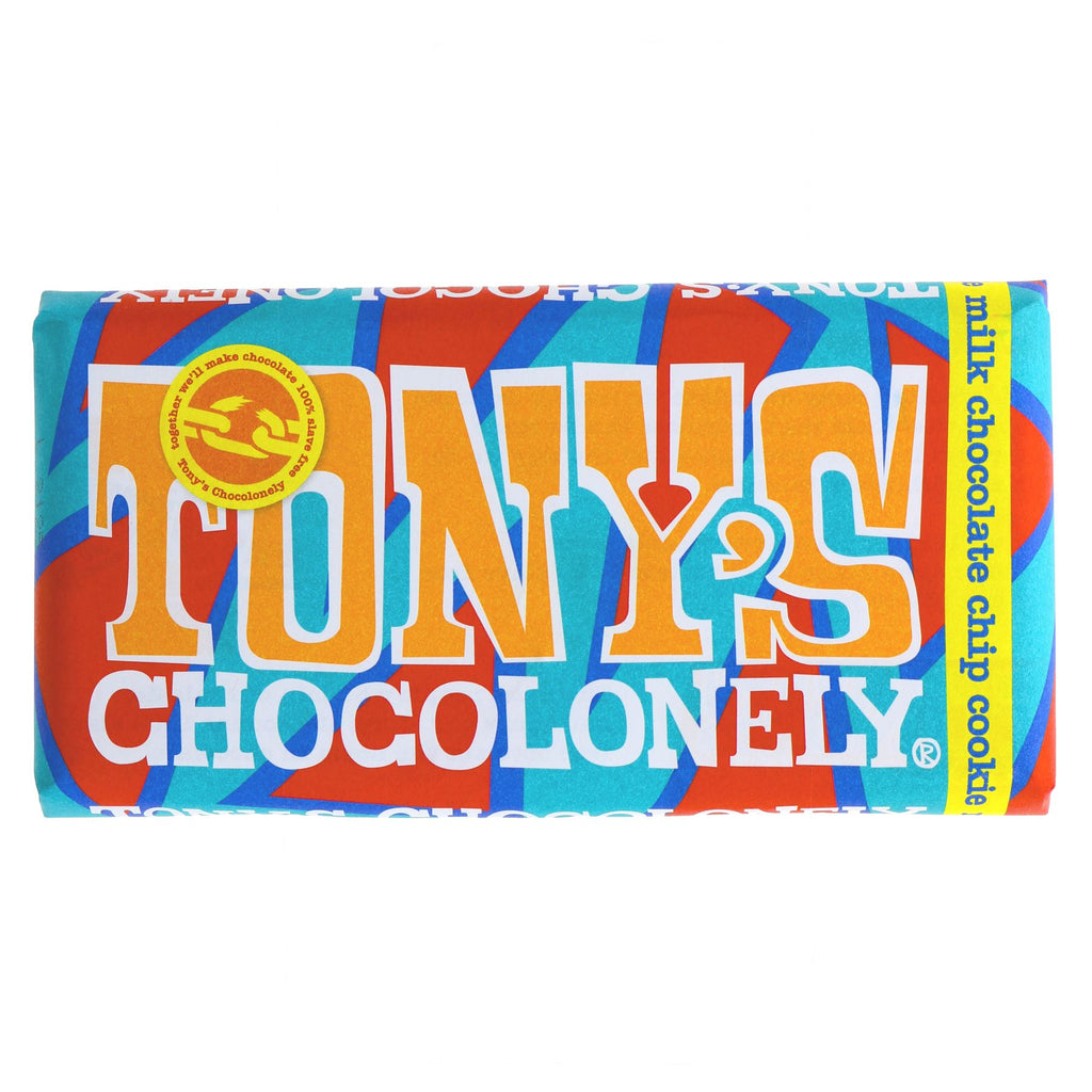 Tony's Chocolonely | Milk Chocolate Chip Cookie Bar | 180g