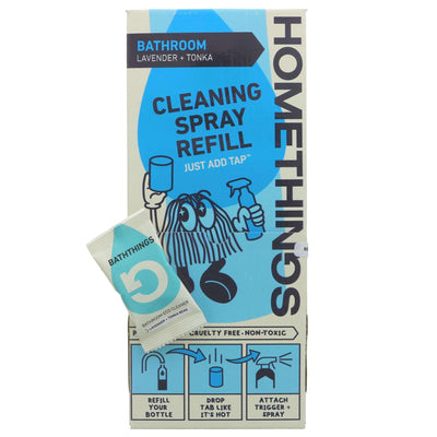 Homethings | Bathroom Cleaner Refill Tabs - Lavender & Tonka, 18 Tablets | tablets