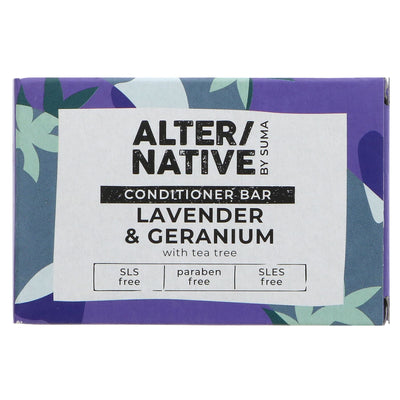 Alter/Native | Hair Conditioner Bar -Lavender - With geranium & tea tree | 90g