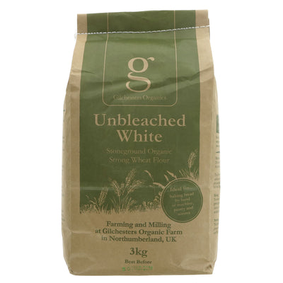 Gilchesters Organics | White Flour Strong Unbleached | 3kg