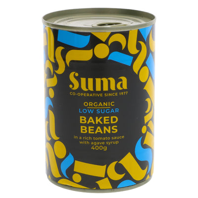 Suma | Baked Beans - Low Sugar - Organic, Agave Sweetened | 400g