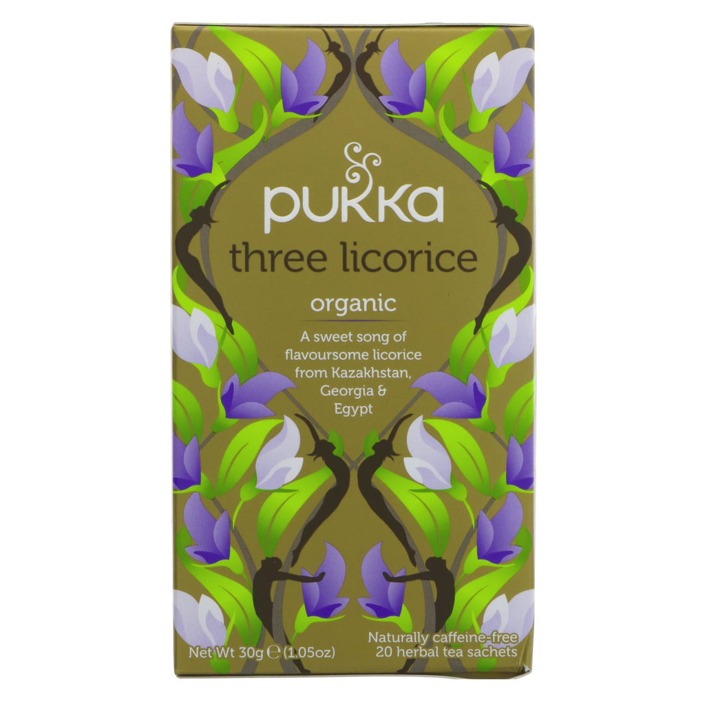 Pukka | Three liquorice - Sweet nourishing licorice | 20 bags