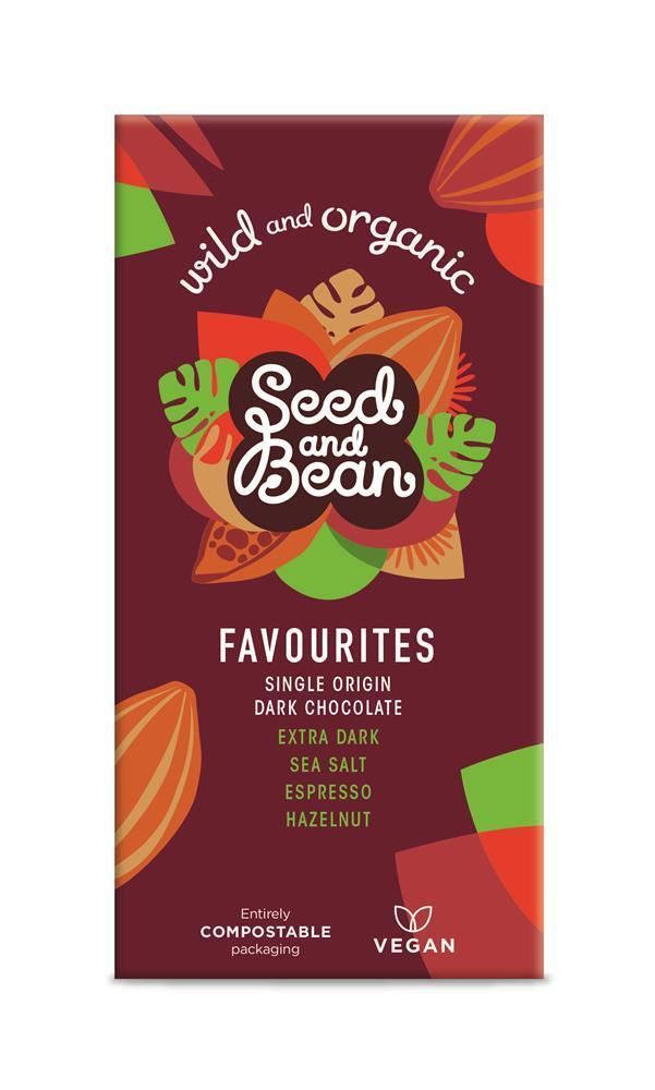 Seed and Bean | Organic & Fairtrade Favourites Gift Set 4x85g | 1pack