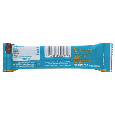 Nakd Salted Caramel Vegan Snack Bar - 35G Gluten-Free & All Natural Ingredients Perfect for Sweet Tooth Cravings On-the-Go!