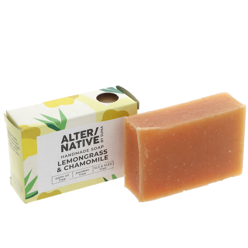Alter/Native | Boxed Soap Lemongrass & Chamomile - Refresh - toning & cleansing | 95g