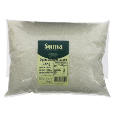 Suma | Coconut - Desiccated, Organic | 2.5 KG