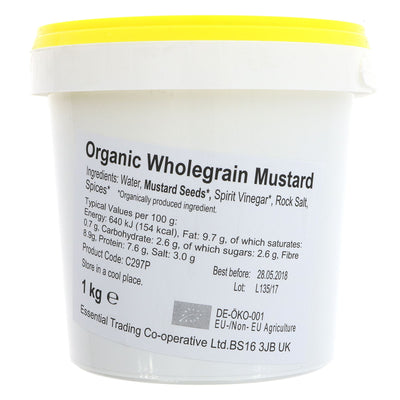 Byodo | Mustard - Wholegrain, Organic | 1 KG